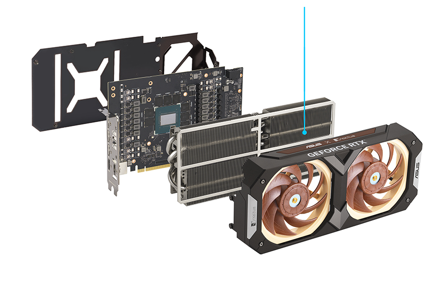 ASUS GeForce RTX 4080 16GB GDDR6X Noctua OC Edition (PCIe 4.0